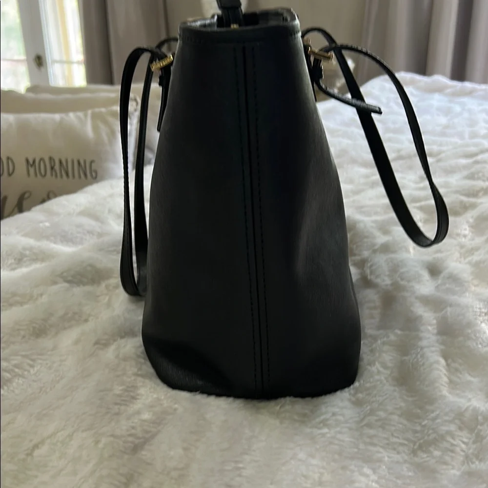 Michael Kors Black Structured Tote Bag and Wallet BUNDLE!!!!